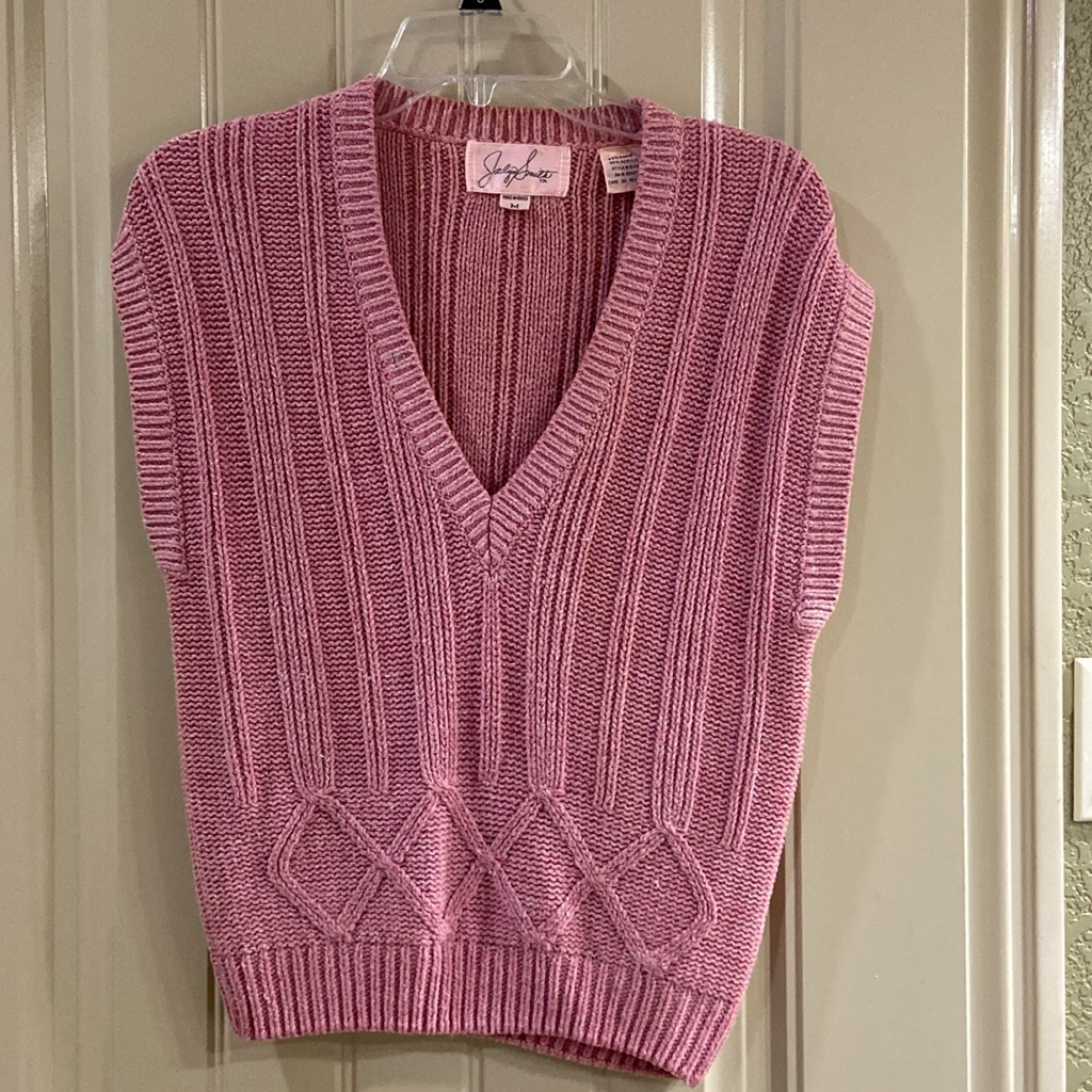 Vintage Style Vest By Jacklyn Smith Brand Euc